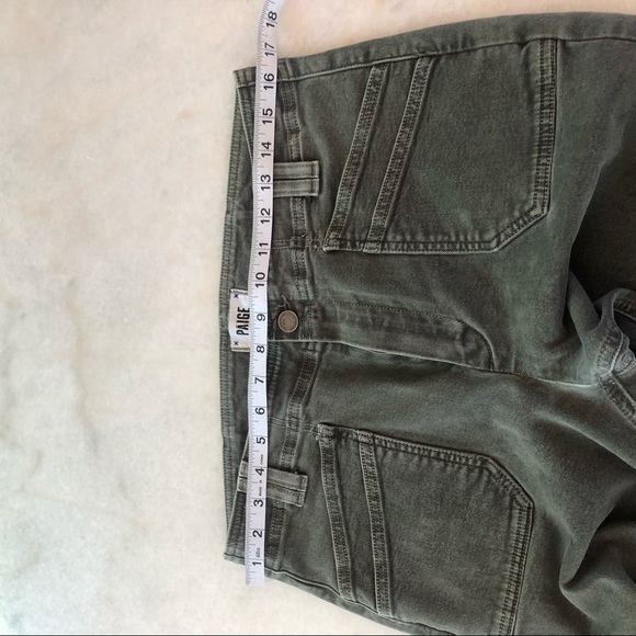 Paige Hoxton Utilitarian Ankle Raw Hem Denim 30 - Picture 11 of 13